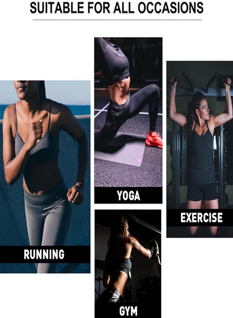 GGOOT Weight Loss Sauna Sweat Shorts, Breasted Women's Gym Shaper Pants, Sauna Sweat Pants for Women Girls, High Waist Slimming Sauna Shorts Slimming Leggings for Running Jogging - Image 5