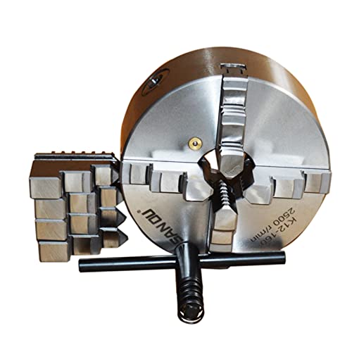 INTBUYING 4-Jaw Lathe Chuck K12-160 lathe chuck 160mm Metal chuck Self-centering Jaw for CNC Machine Tool and Accessories - Image 1