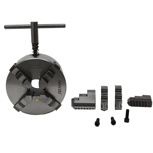 INTBUYING 4-Jaw Lathe Chuck K12-160 lathe chuck 160mm Metal chuck Self-centering Jaw for CNC Machine Tool and Accessories - Image 5