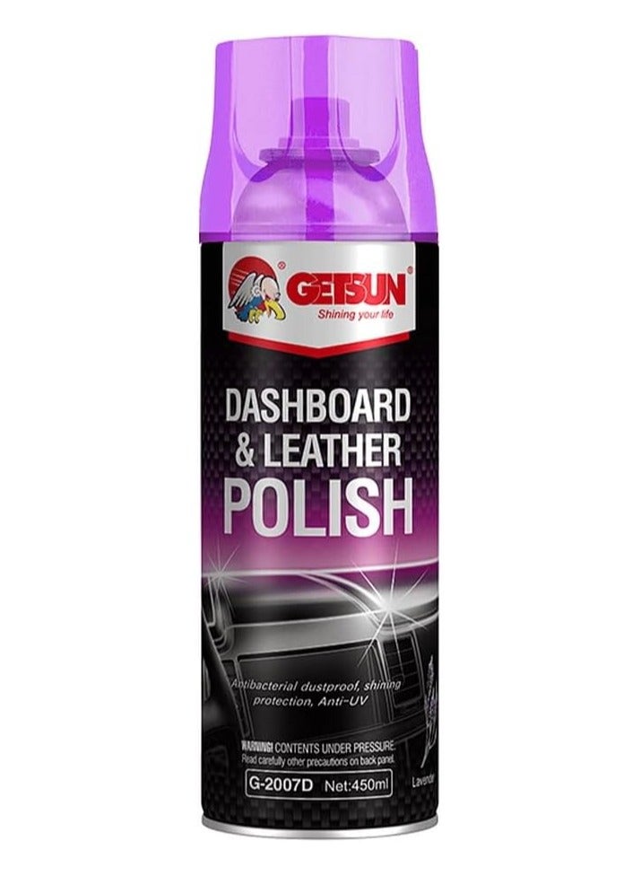 Getsun Dachboard and Leather Polish lavender G-2007D - 450ml