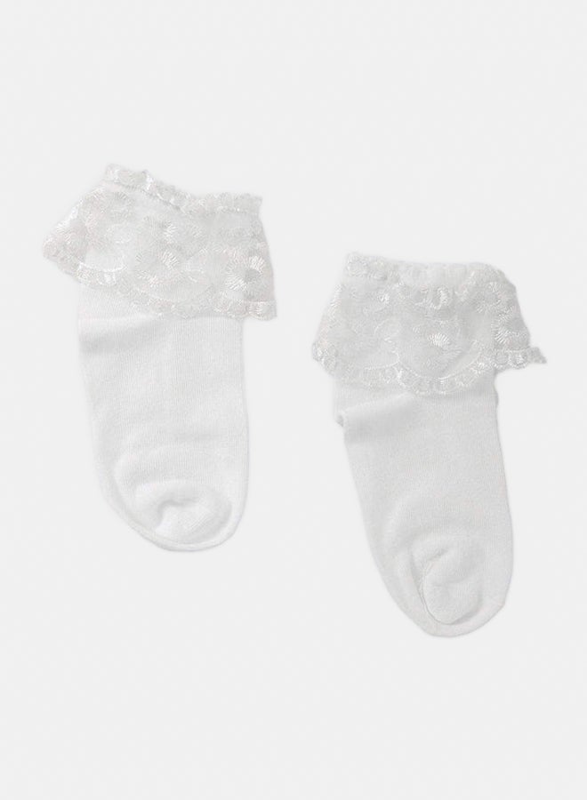 كارينا جرلي جوارب مكشكشة مع الدانتيل - Image 2