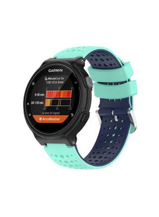 Replacement Strap For Garmin Forerunner 735XT Silicone Sports Two-Color Watch Band Water Duck+Blue - pzsku/Z16CA60816D944E2A714FZ/45/_/1714870437/3811c342-1d16-4e6c-9f7d-2218b2d7c576