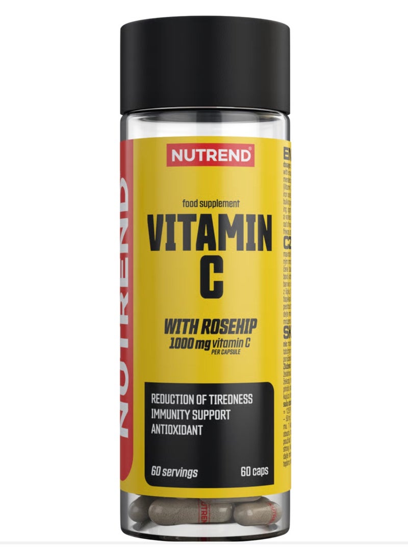 NUTREND Vitamin C With Rose Hips 60 Tabs - Image 1