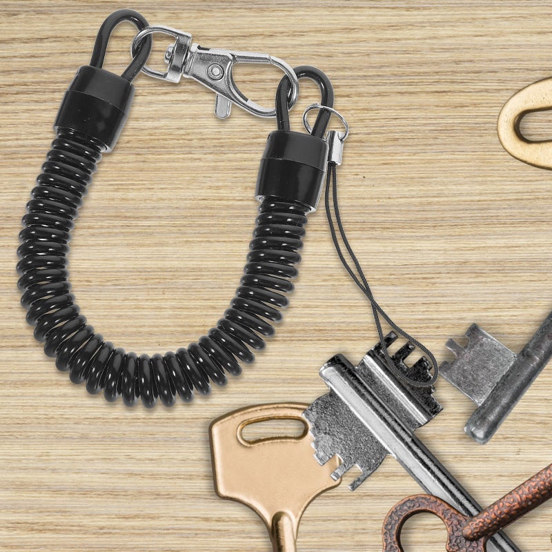 📱 حامل مفاتيح لول مرن لتث ت آمن للهاتف والمفاتيح مصنوع من مادة في سي متينة - Image 5
