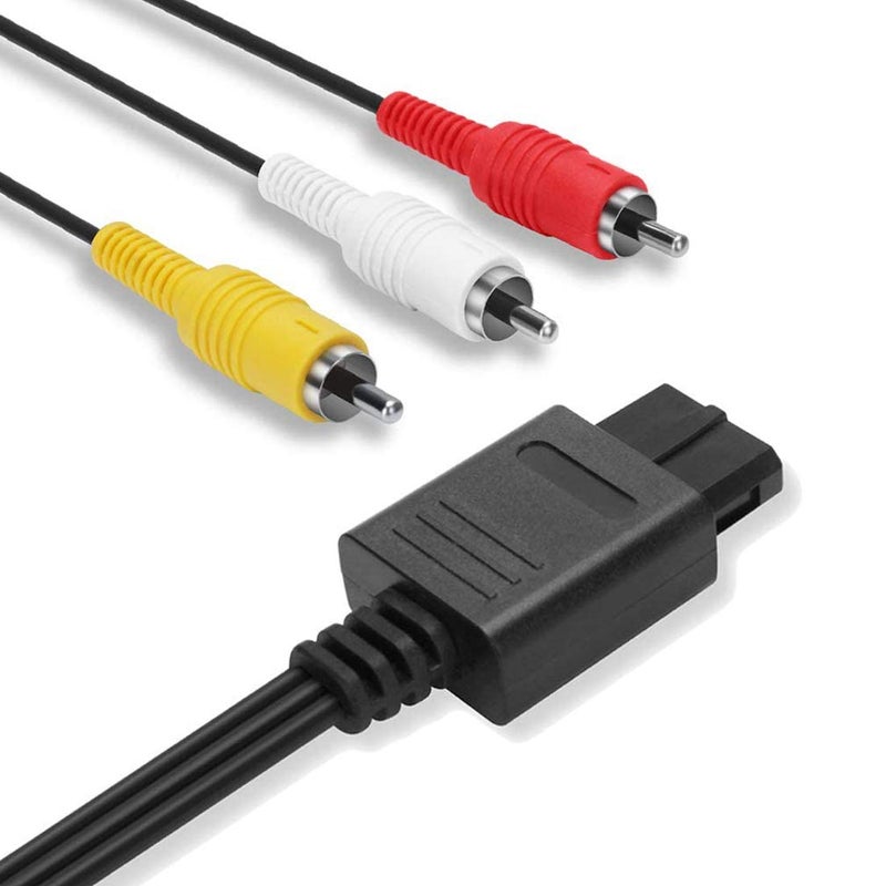 MUZHI N64 AV Cable, Audio Video AV Cable Cord for Nintendo 64 N64, Gamecube GC,Super Nintendo SNES, 2.5M/8.2FT - Image 1