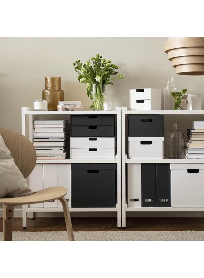 Zaboon Storage Box With Lid, White, 32X35X31 Cm - Image 2