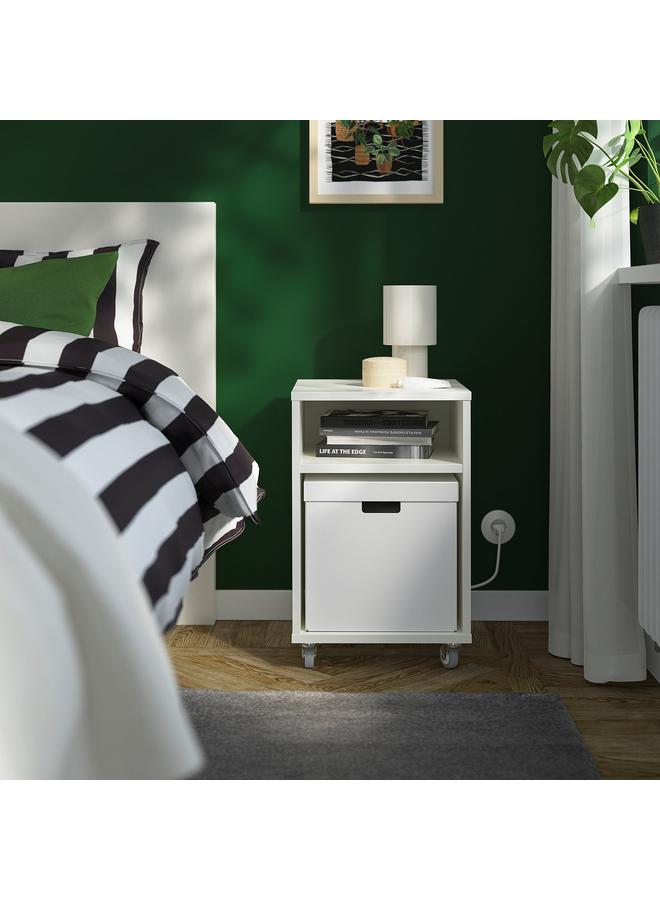 Zaboon Storage Box With Lid, White, 32X35X31 Cm - Image 5