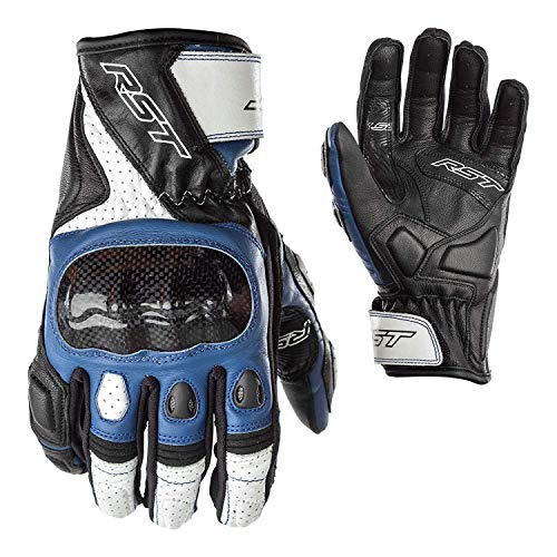 RST Stunt III CE Motorcycle Gloves – Leather/Performance Shell, Ventilation Panels, CE Certified Impact Protection – Road/Adventure Use (Black, X-Large) - Image 4
