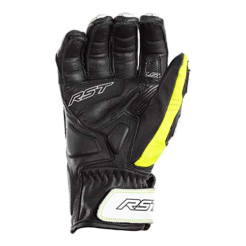 RST Stunt III CE Motorcycle Gloves – Leather/Performance Shell, Ventilation Panels, CE Certified Impact Protection – Road/Adventure Use (Black, X-Large) - Image 5