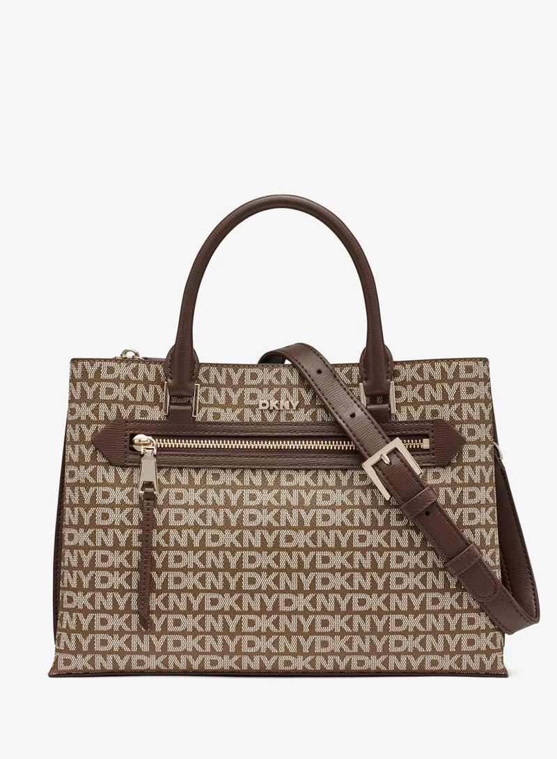 دكني حقيبة ساتشيل بمقبض علوي وشعار براينت