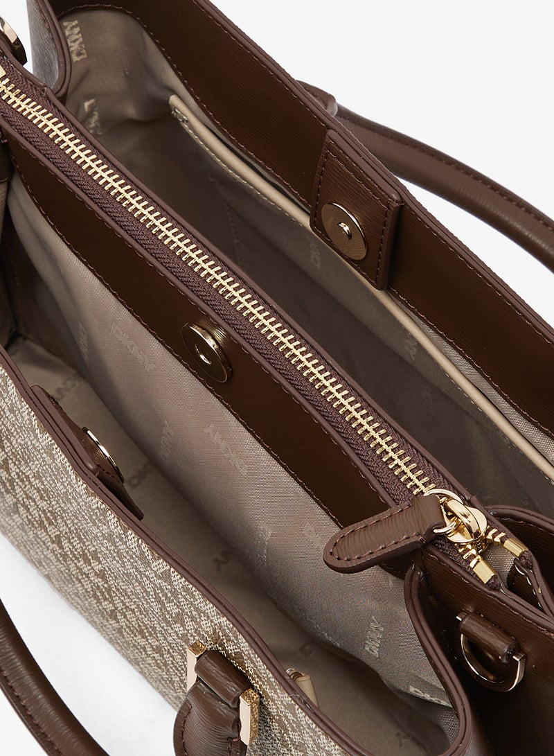 DKNY Bryant Logo Top Handle Satchel - Image 4