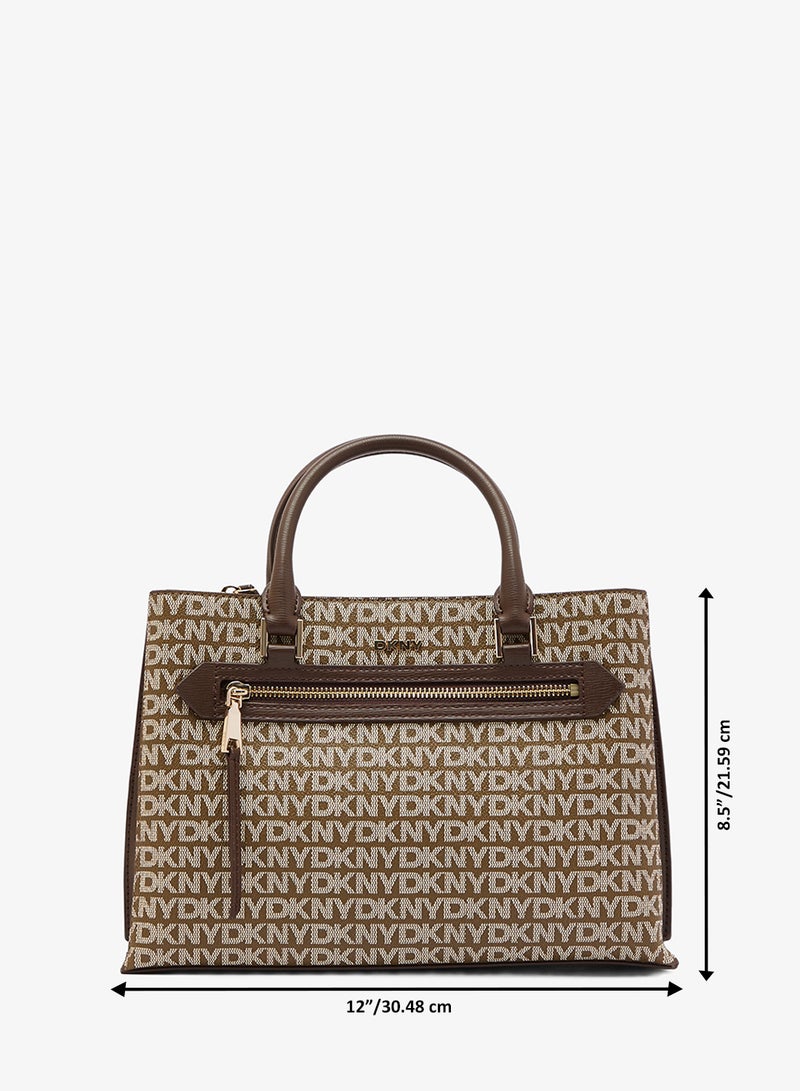 DKNY Bryant Logo Top Handle Satchel - Image 5