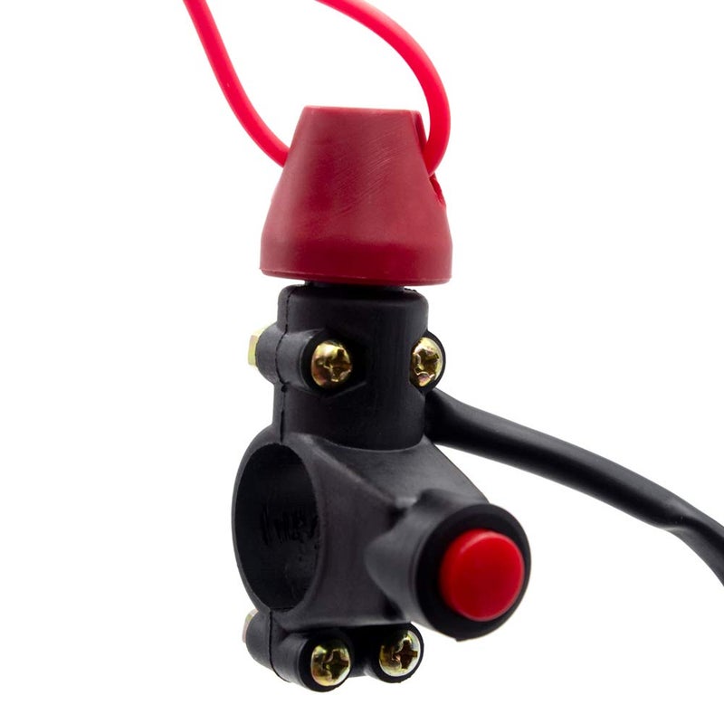 Royitay Kill Switch for 50cc 70cc 90cc 110cc 125cc 150cc 200cc 250cc ATV Dirt Bike Go Kart Pit Bike 4 Wheeler Quad Trail Bike Handlebar Mount Tether Engine - Image 3