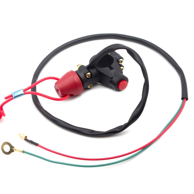 Royitay Kill Switch for 50cc 70cc 90cc 110cc 125cc 150cc 200cc 250cc ATV Dirt Bike Go Kart Pit Bike 4 Wheeler Quad Trail Bike Handlebar Mount Tether Engine - Image 5