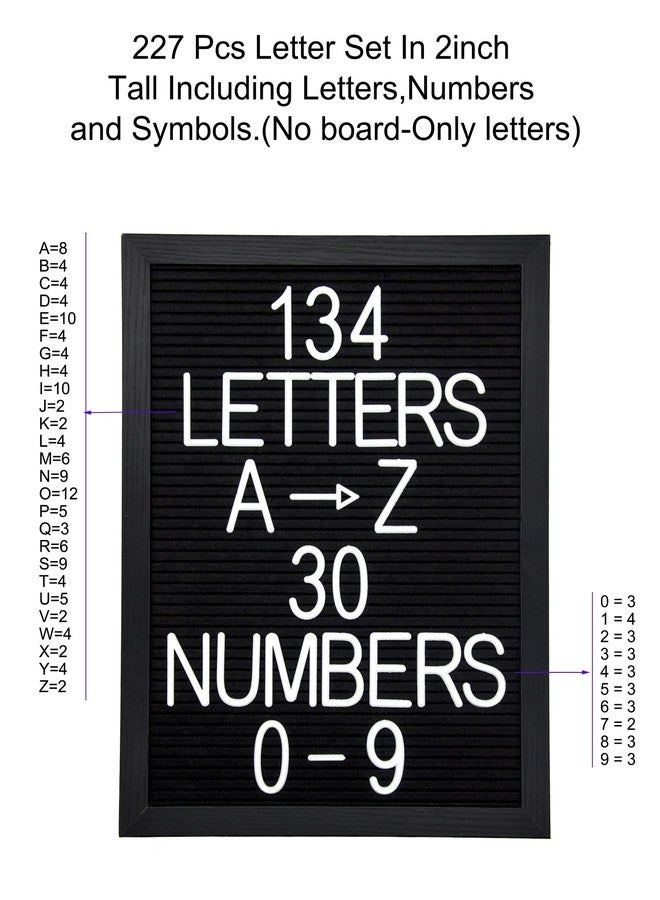 G GAMIT Felt Letter Board Letters Set - 227pcs 2 inch Tall Letters - Image 2