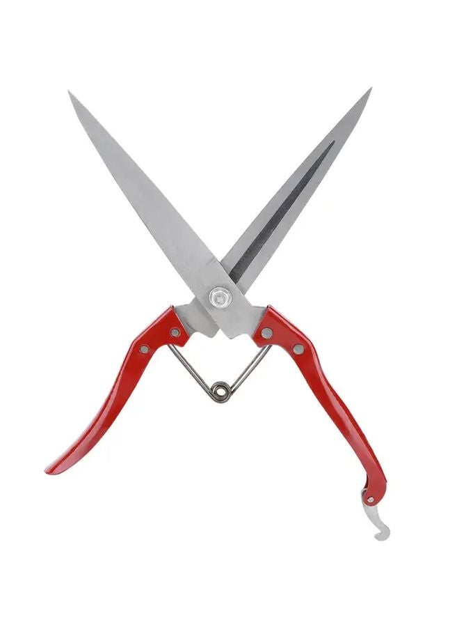 Red Manual Steel Sheep Wool Shear Spring Handheld Clippers Farm Animal Grooming Tool - Image 4