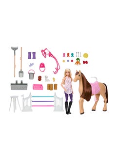 Barbie Toy Stable Playset with Doll, Horse & Accessories, 25+ Pieces with 6 Areas of Play, Inspired by Barbie Mysteries: The Great Horse Chase  - Image 3