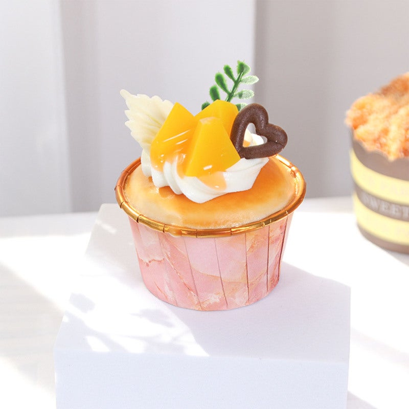 Artificial Cupcake: 1PC Premium PU & PVC Material High Realism - Fine Craftsmanship Fake Cupcake for Kitchen Decoration, Bakery Decor, Photo Props - Image 5