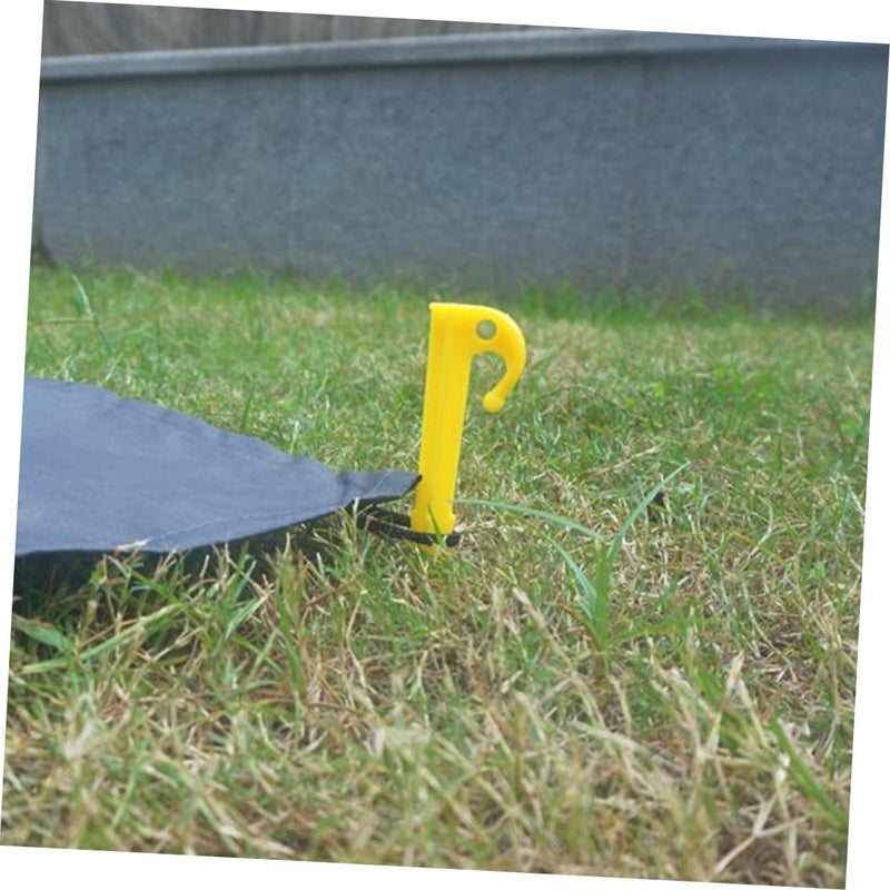 10Pcs Plastic Tent Pegs Lightweight Hardened Stakes For Camping Tarp Shelter Outdoor Awning Accessories - Image 4