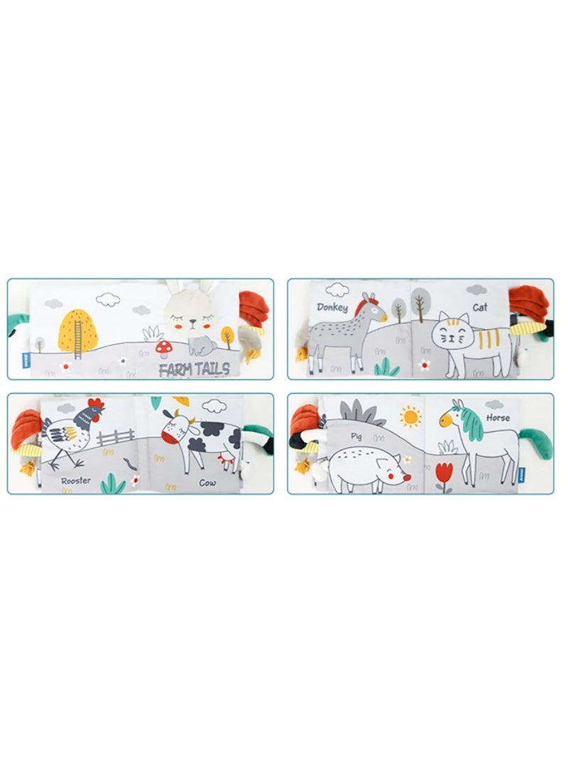 Baby Animal Tail Cloth Book Educational Toy Book Tear-resistant Baby Cloth Book Enlightenment Early Education Toy Book,Gray White Rabbit - pzsku/Z16CAFA9CB52454EB4E0FZ/45/_/1730206038/a242602c-7e0f-44ee-b63b-50611e9732ac