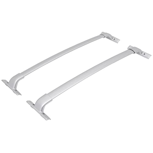 ROADFAR حامل سقف ROADFAR بار عرضي يناسب نيسان مورانو 2015-202، بار عرضي للأمتعة من الألمنيوم، يناسب نماذج القضبان الجانبية فقط - Image 3