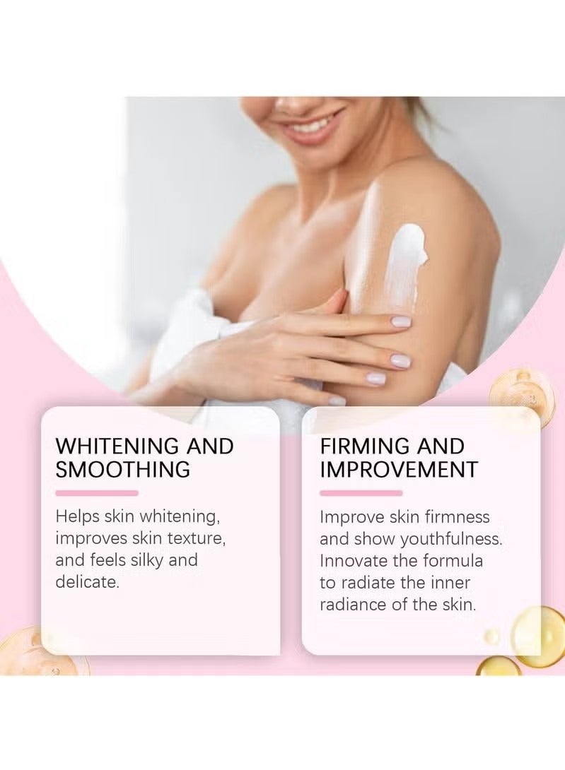 OceAura Glutathione 50x Tone Up Brightening Body Lotion, Moisturizing and Soft Skin, Firming Body Lotion for Women, Daily Moisturizing Body, SPF 50+, For Uneven Skin Tone and Dry Skin - Image 3