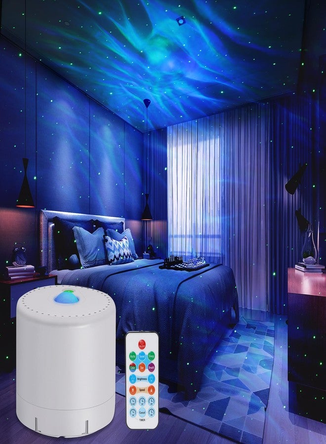 Caiyue Galaxy Projector, Bedroom Star Projector, Galaxy Light Projector with Remote Control and Timer, Adjustable LED Light Colour, Brightness and Speed, Star Projector Night Light for Bedroom Parties. - Image 1
