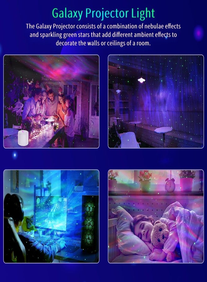 Caiyue Galaxy Projector, Bedroom Star Projector, Galaxy Light Projector with Remote Control and Timer, Adjustable LED Light Colour, Brightness and Speed, Star Projector Night Light for Bedroom Parties. - Image 5