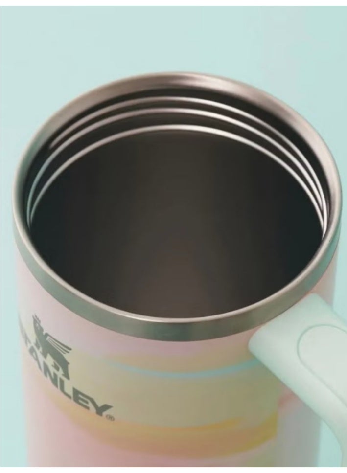 stanley Quencher H2.0 Tumbler with Handle and Straw | Flowstate 3-Position Lid | BPA-Free Stainless Steel Insulated Travel Cup | Cup Holder Compatible | Pink Mesa Sunset| 40 oz - Image 4