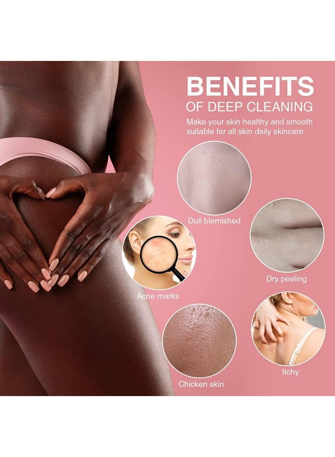UJFQBH African Net Sponge African Net Long Net Bath Sponge Exfoliating Shower Body Scrubber Back Scrubber Skin Smoother,Great for Daily Use (Pink) - Image 4
