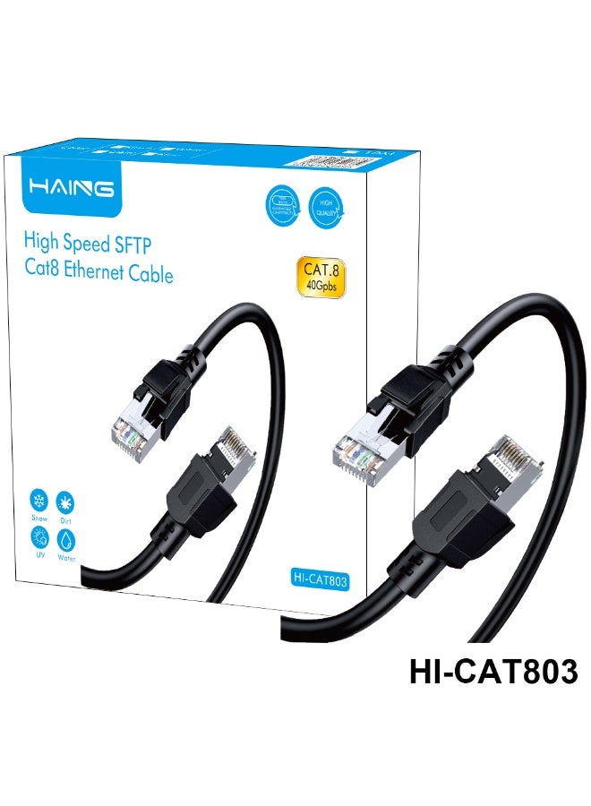 Haing High Speed SFTP CAT8 Ethernet Cable 10M - Image 1