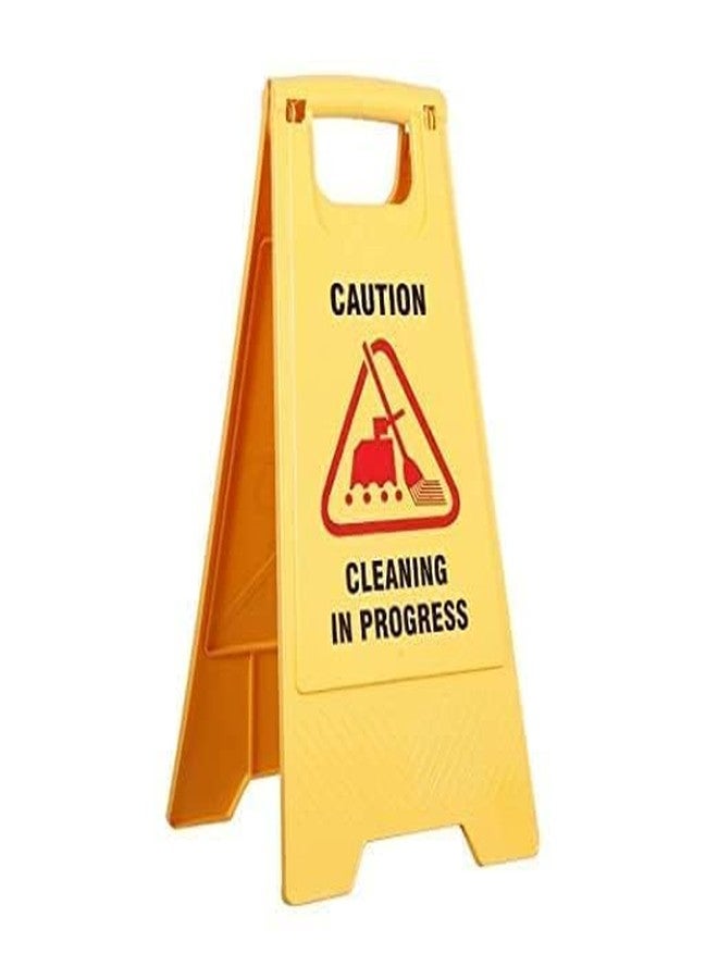 Amigos Store™ Cleaning in Progress Caution Sign Board - Foldable ABS Plastic Safety Stand for Floor Cleaning, Indoor & Outdoor Use in Offices, Malls, Hotels, Hospitals, Commercial & Industrial Areas-set of 3pc - Image 4