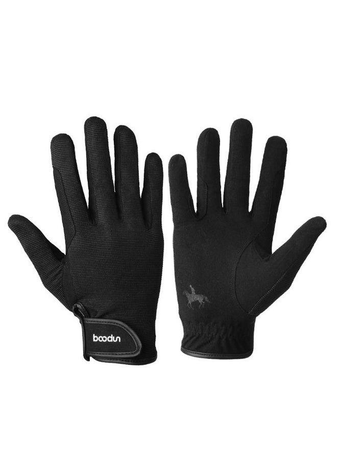 بودون قفازات ركوب الخيل الاحترافية