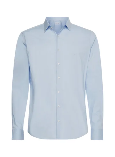 CALVIN KLEIN Slim Stretch Cotton Poplin Shirt