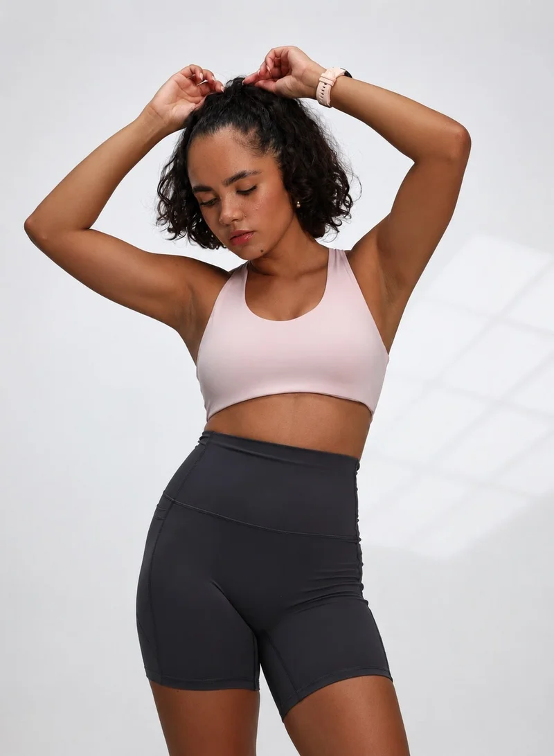 Mohuki Pink Active Low Crossback Bra for Women | Best Price UAE