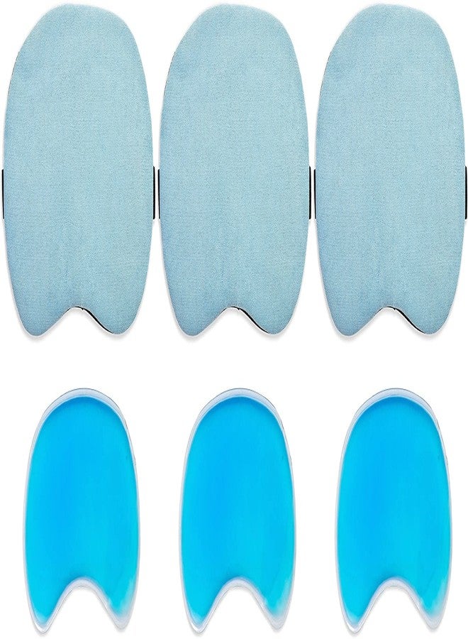 NEEV ENTERPRISE (PACK OF 3) Eye Mask For Sleeping Men Women With Cooling Gel For Night Deep Sleep, Dark Circles, Puffy Eye's, Dry Eyes And Eye Fatigue (LIGHT BLUE COLUR) - Image 1