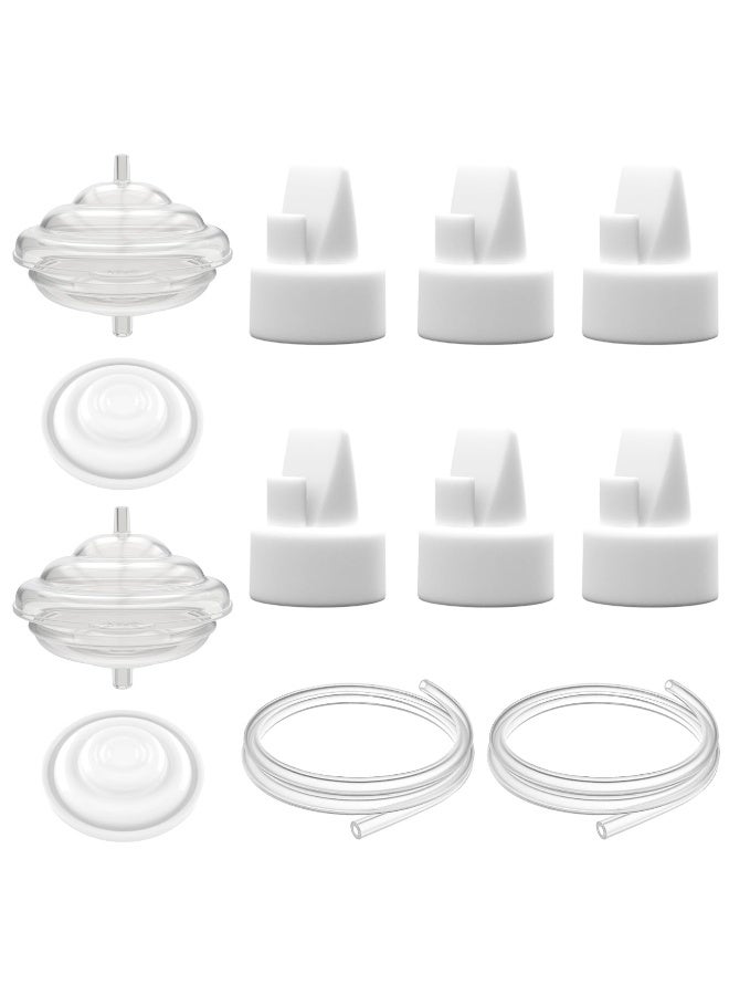 12Pcs Breast Pump Parts for Spectra, Replace Duckbill Valves Tubes Backflow Protector Membrane for Spectra S1 S2 9 Plus Synergy Gold Breast Pump Replacement Accessories - Image 1