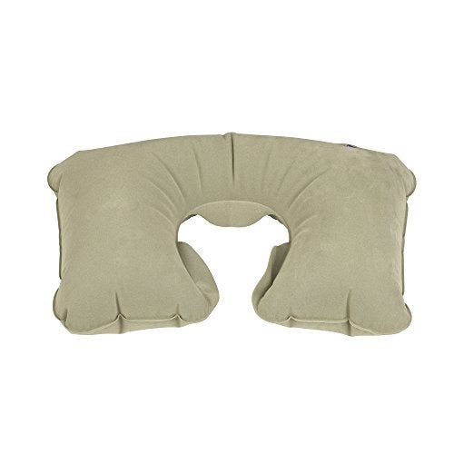 Lewis N. Clark Original Neckrest Inflatable Pillow, Waterproof Neck Pillow for Neck Support at the Beach, Pool + Airport Travel with Fully Adjustable Firmness and Included Carrying Pouch, Grey - Image 3