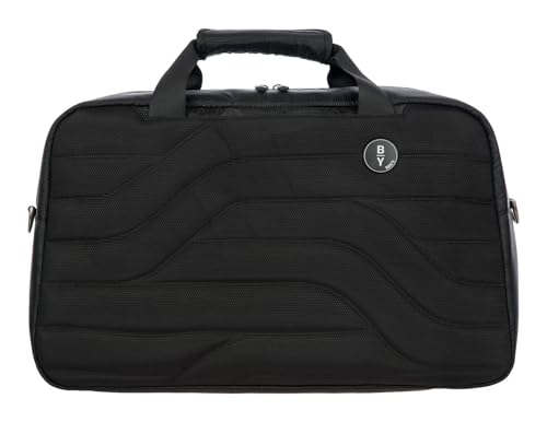 Bric's Brics BY Ulisse Duffel Bag Luxury Weekender Bags for Women and Men Premium Carry On Bag and Overnight Bags The Perfect Personal Item Bag for Travel Black - Image 1