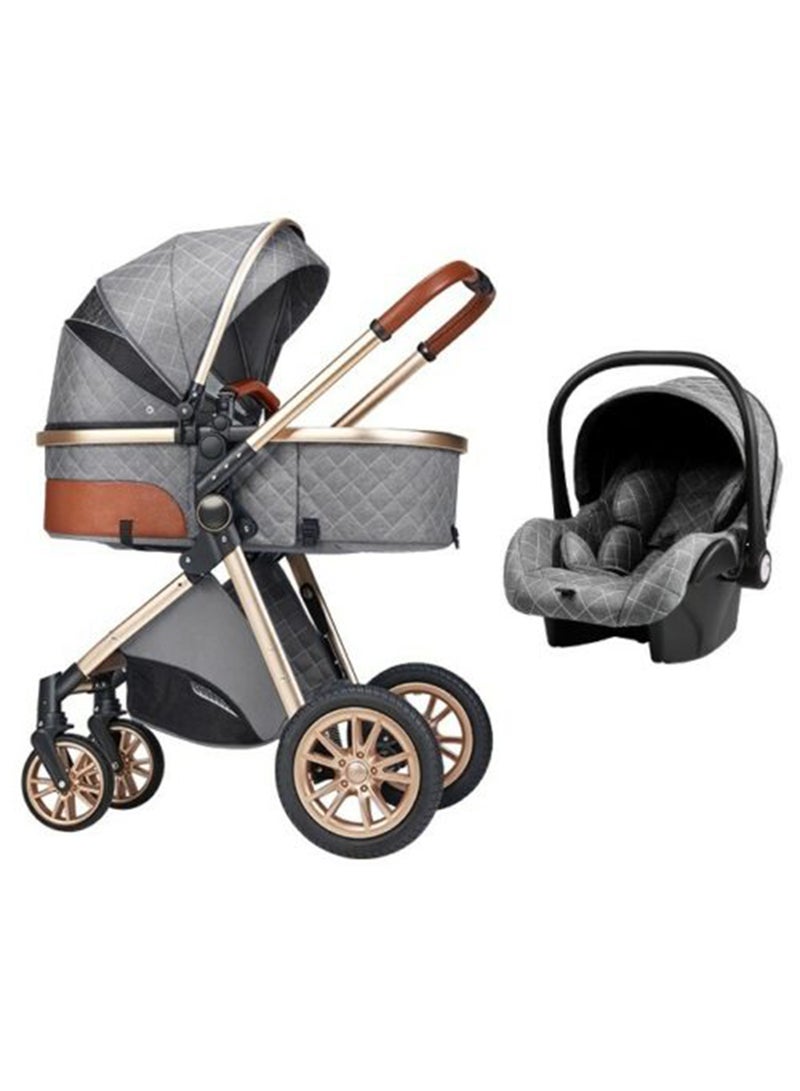 Baby Life Newborn Baby Stroller 3 In 1 Rain Cover Mosquito Net Backpack - Image 1