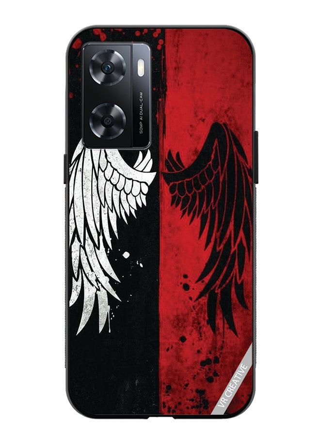 VR CREATIVE Protective Case Cover For Oppo A57/A77s Wings Design Multicolour - Image 1