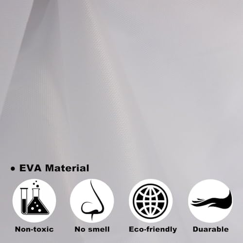 Opret 2 Pack Portable EVA Raincoats for Adults, Reusable Rain Ponchos with Hoods and Sleeves Lightweight Raincoats, Perfect for Outdoor Activities, White - Image 4
