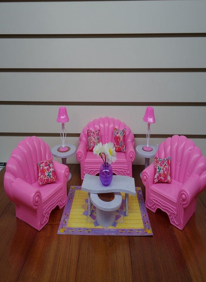 Gloria Dollhouse Furniture Living Room Playset - Image 2