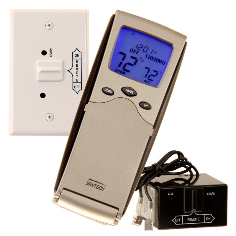 Skytech 9800325 SKY3301P2 Backlit Programmable Fireplace Remote Control with Thermostat