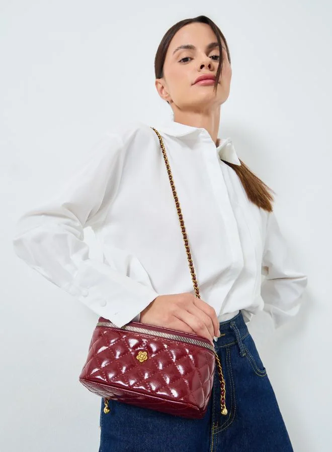 Diamond Quilted Crossbody Bag
