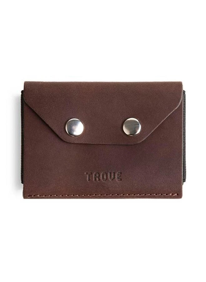 Trove Third Edition Card Wallet in Black and Brown from Trove - Image 1