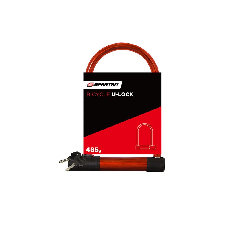 Spartan Bicycle U-Lock, Assorted Colors, SP-9025 - Premium Bike Locks for Performance, Durability and Everyday Use - Image 1