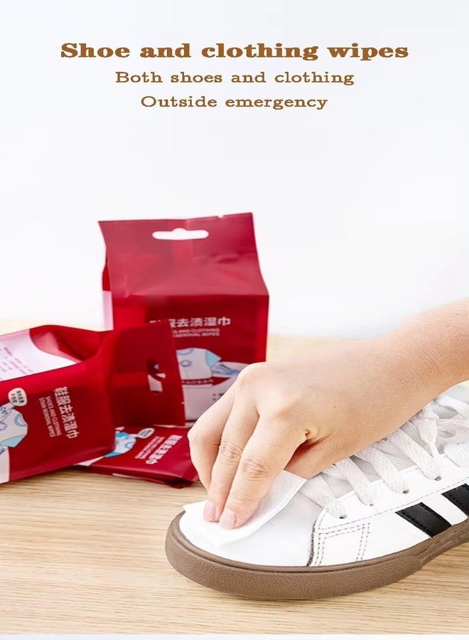Cazuela Portable Emergency Stain Removal Wet Wipes Quick and Convenient Emergency Stain Remover Wet Wipes for Clothes, Non-Wash, Gentle on Fabrics (Pack of 1, 20Pcs) - Image 4