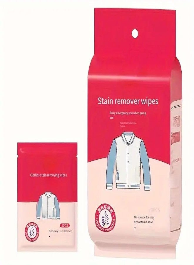 Cazuela Portable Emergency Stain Removal Wet Wipes Quick and Convenient Emergency Stain Remover Wet Wipes for Clothes, Non-Wash, Gentle on Fabrics (Pack of 1, 20Pcs) - Image 1