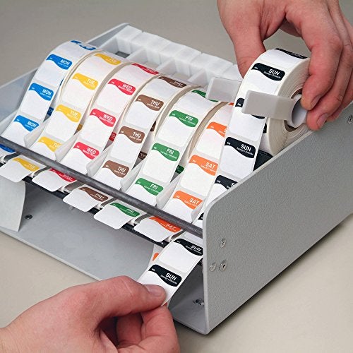 DayMark Safety Systems IT112116 Plastic Label Dispenser Rack, Holds 1 Roll of 2" Wide Labels - Image 3